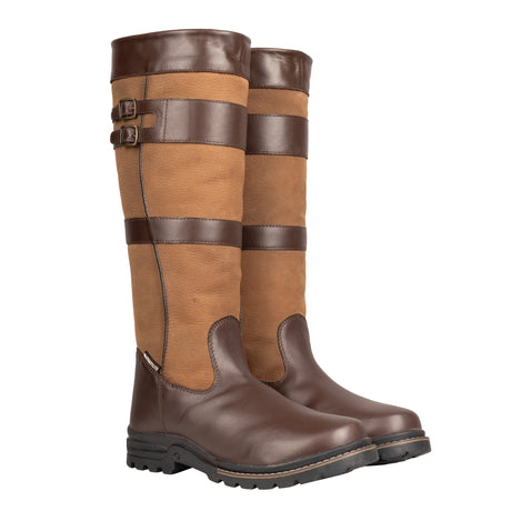 Hy Equestrian Edale Long Country Boot #colour_brown