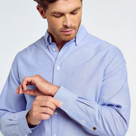 Dubarry Mens Clontarf Shirt #colour_pale-blue