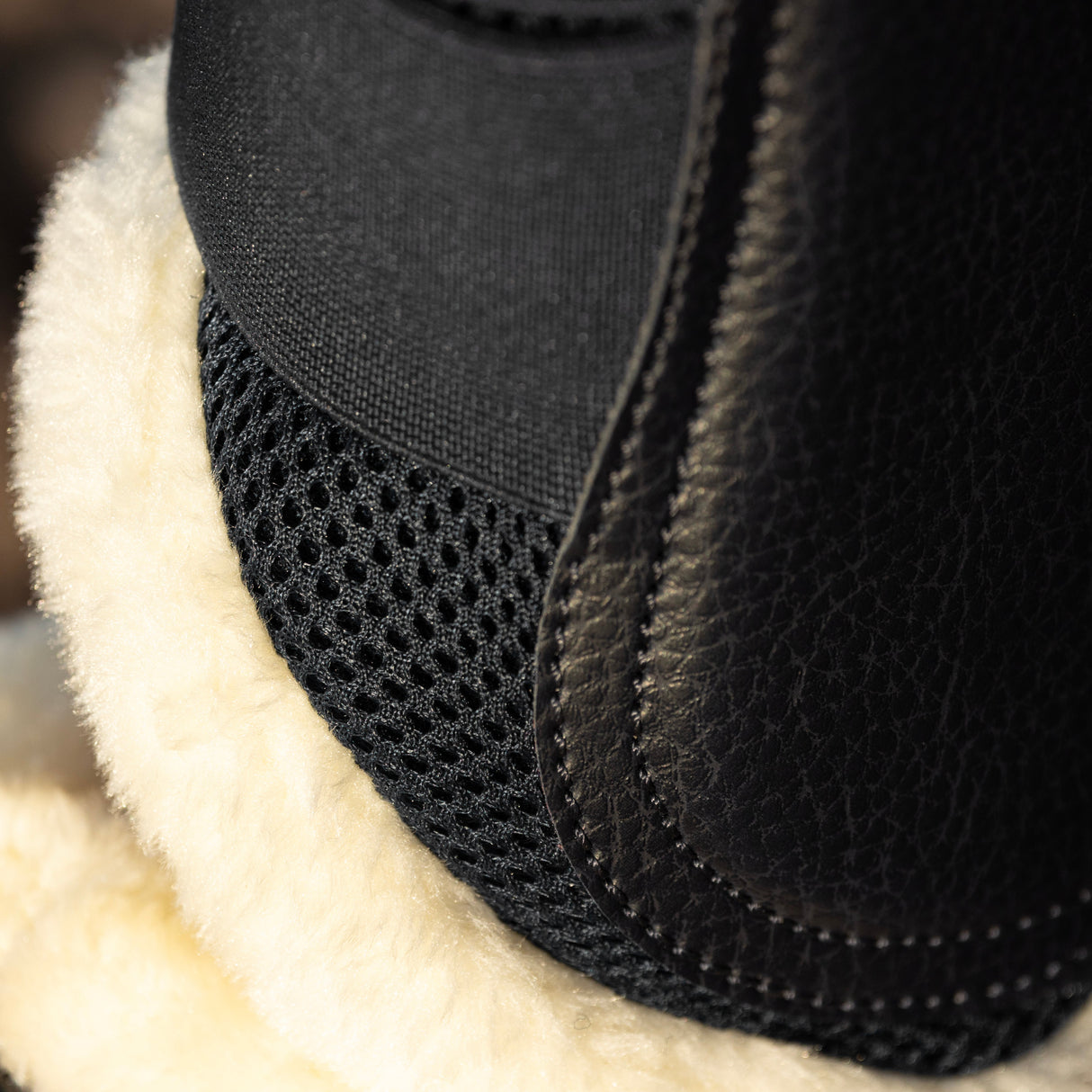 ProReaction Performance Air Mesh Over Reach Boots by Hy Equestrian #colour_black