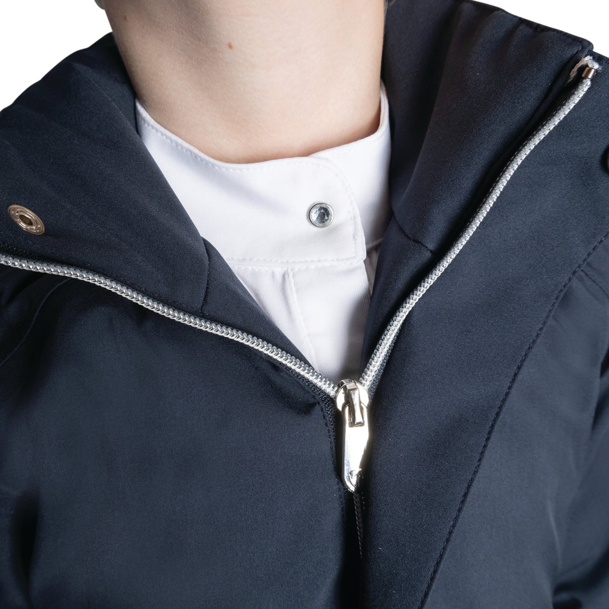 Hy Equestrian Elevate Mizs Waterproof Jacket #colour_navy