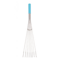 Red Gorilla Big Tidee Metal Rake Short Handle #colour_sky-blue