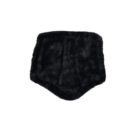 Weatherbeeta Tough-Tec Comfy Fleece Brushing Boots #colour_black-black