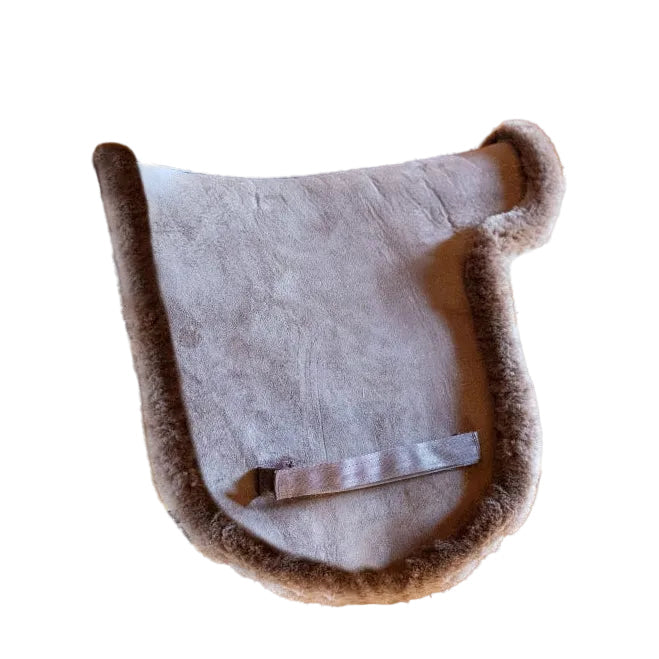 Supreme Products Sheepskin Numnah [Brown] [16"]
