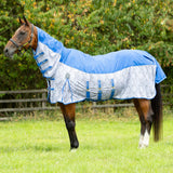 StormX DefenceX Shield Quagga System Fly Rug [Blue/White] [4'6]