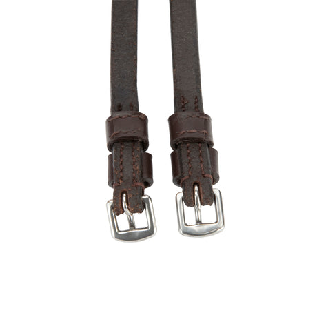 Shires Velociti Lusso Throat Lash #colour_havana
