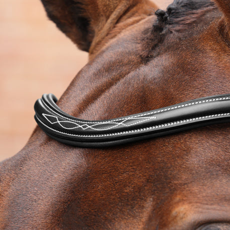 Shires Velociti LUSSO Opus 180M Grackle Bridle #colour_black