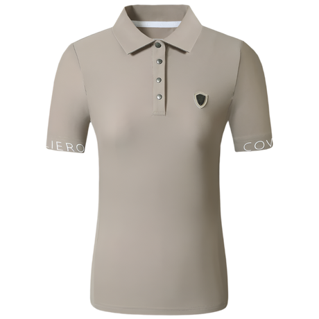 Covalliero Ladies Sporty Polo Shirt #colour_beige