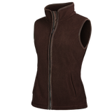 Baleno Sally Ladies Fleece Gilet #colour_chocolate