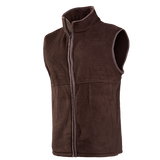 Baleno Harvey Mens Fleece Bodywarmer #colour_chocolate