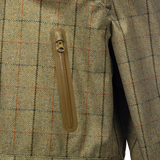 Baleno Moorland Mens Tweed Foldaway Jacket #colour_check-khaki