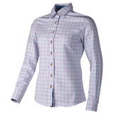 Baleno Nina Ladies Classic Blouse With a Modern Touch #colour_check-pink-blue