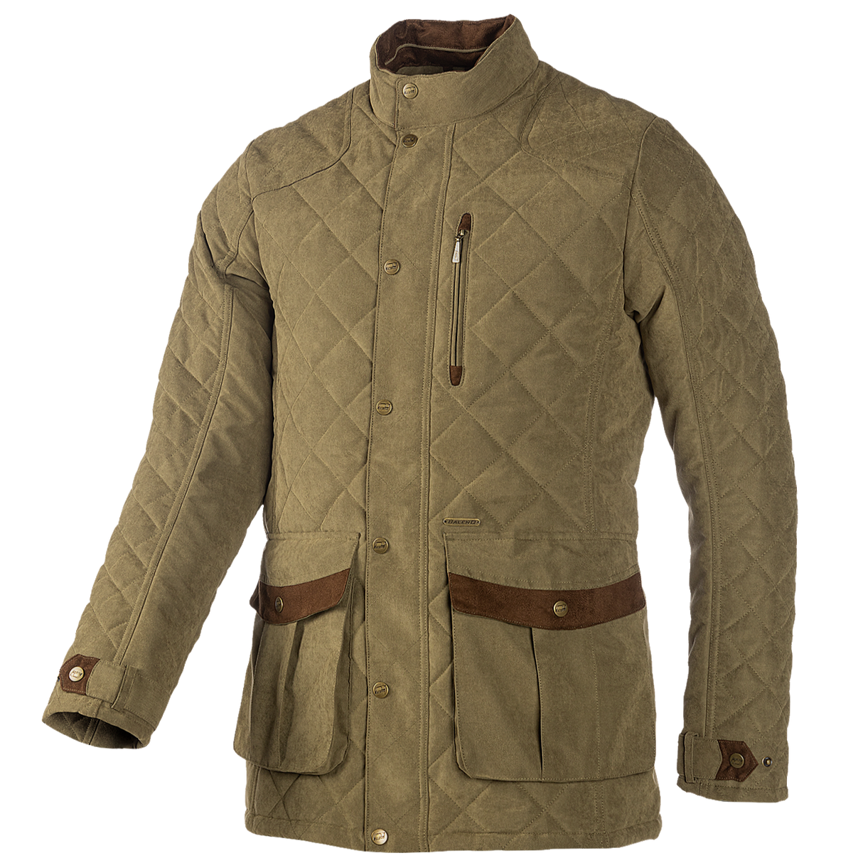 Baleno Goodwood Mens Stylish Quilted Jacket #colour_light-khaki