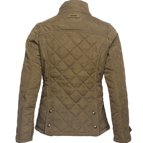 Baleno Halifax Fashionable Quilted Ladies Jacket #colour_light-khaki