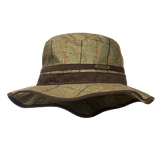 Baleno Caitlin Multiple-Purpose Tweed Hat #check-khaki