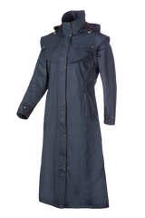 Baleno Oxford Ladies Raincoat #colour_navy-blue