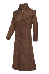 Baleno Oxford Ladies Raincoat #colour_earth-brown