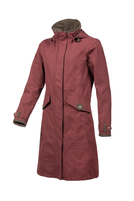 Baleno Chelsea Ladies Country Coat #colour_raspberry