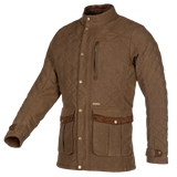 Baleno Goodwood Mens Stylish Quilted Jacket #colour_earth-brown