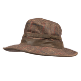 Baleno Caitlin Multiple-Purpose Tweed Hat #colour_check-brown 