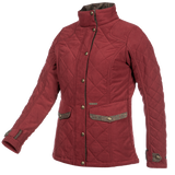 Baleno Halifax Fashionable Quilted Ladies Jacket #colour_burgundy