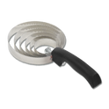 Waldhausen Stainless Steel Reversible Curry Comb #colour_black