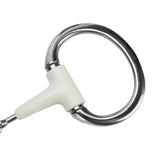 Shires EquiKind Softie Flat Ring Eggbutt Peanut Link
