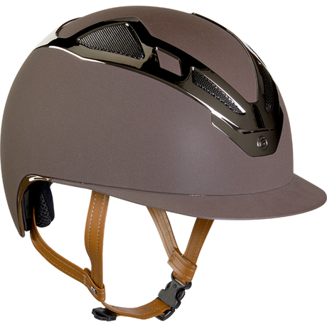 Suomy Apex Chrome Riding Hat #colour_brown-matt