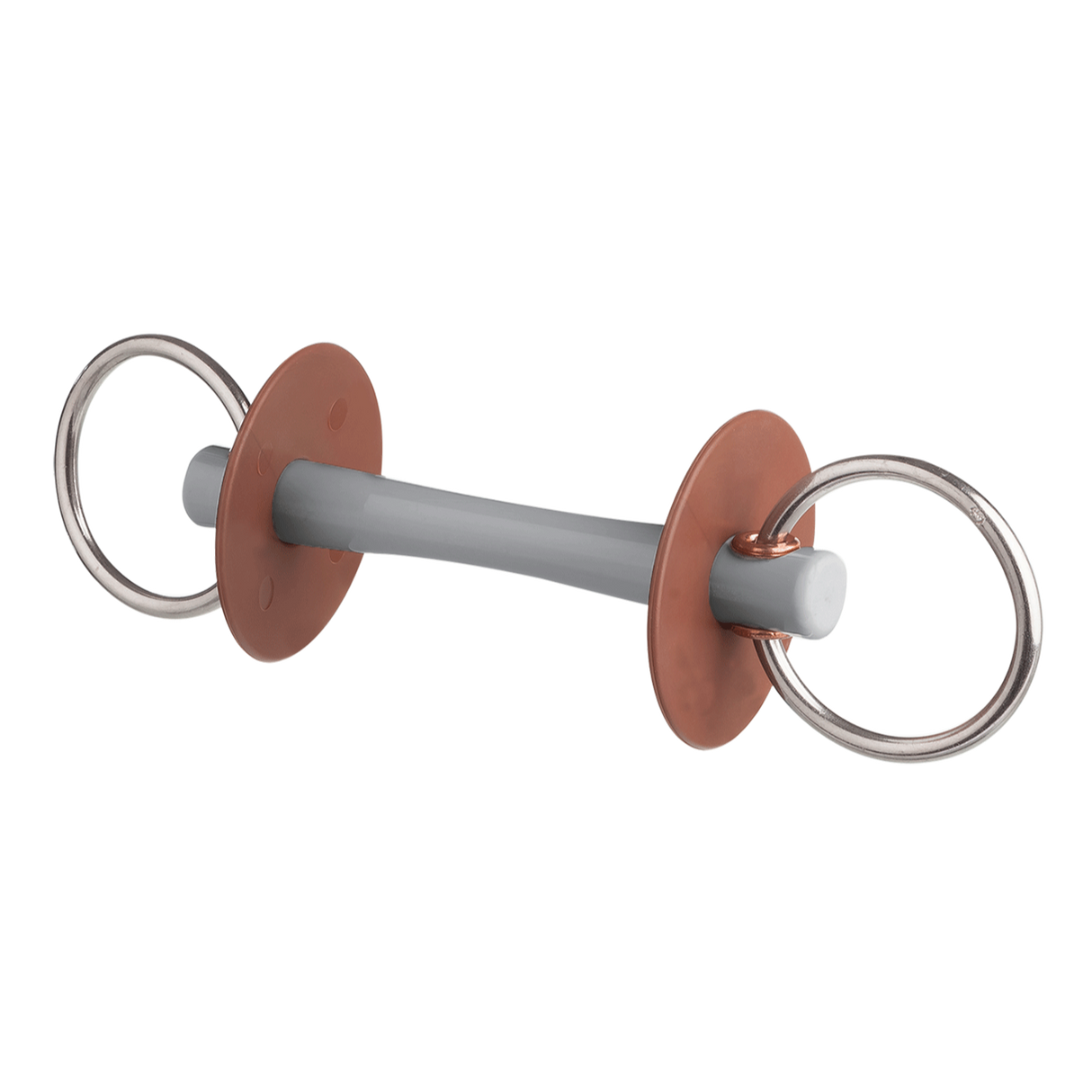 Beris Hard 6cm Ring Loose Ring Snaffle Bit with Comfort Bar