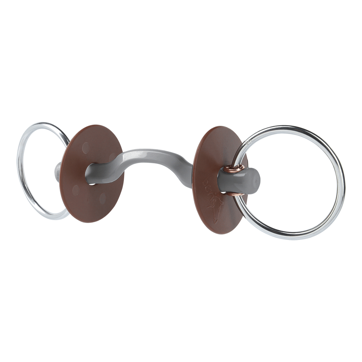 Beris Hard Loose Ring 7.5cm Snaffle Bit with Thin Konnex