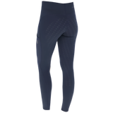 Covalliero Ladies Pull On Riding Tights #colour_dark-navy