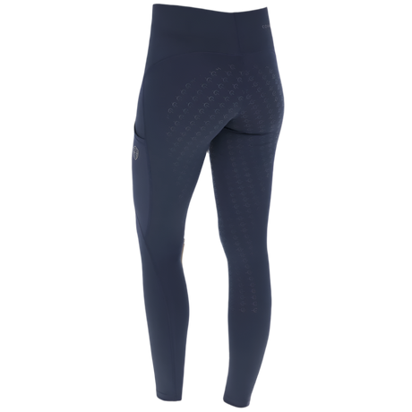 Covalliero Ladies Pull On Riding Tights #colour_dark-navy