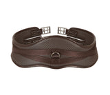 Shires Anti-Chafe Anatomic Girth With Elastic #colour_brown