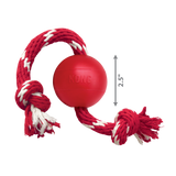 KONG Ball With Rope #size_s