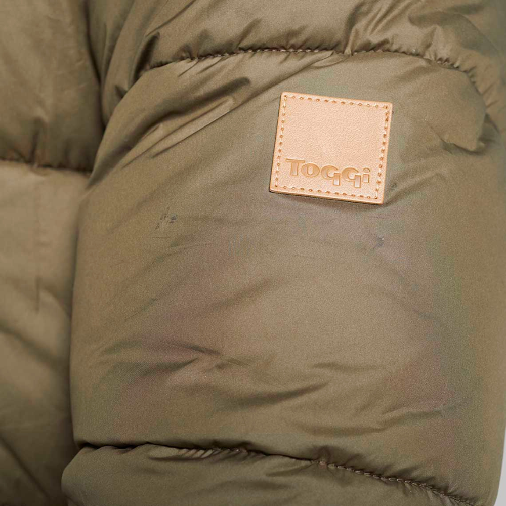 Toggi Elevation Padded Long Coat #colour_khaki