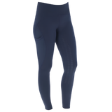 Covalliero Ladies Pull On Riding Tights #colour_dark-navy