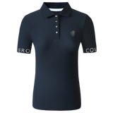 Covalliero Ladies Sporty Polo Shirt #colour_dark-navy