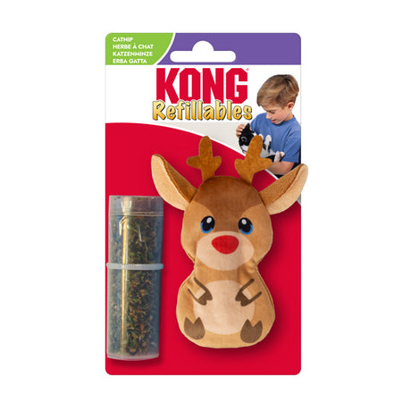 KONG Holiday Cat Refillables #style_reindeer