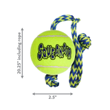 KONG SqueakAir Ball c/w Rope