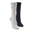 Musto Essential 2 Pack Socks #colour_grey-melang-true-navy