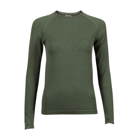 Shires Aubrion Ladies Balance Seamless Top #colour_green
