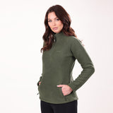 Shires Aubrion Restore Half Zip Fleece #colour_green