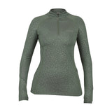 Shires Aubrion Ladies Revive Winter Base Layer #colour_green