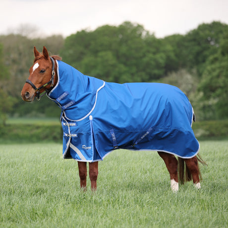 Shires Highlander Original 200g Turnout Rug & Neck #colour_blue