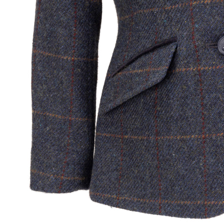 Shires Aubrion Saratoga Children's Jacket #colour_juniper-navy-check