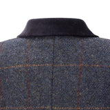 Shires Aubrion Saratoga Children's Jacket #colour_juniper-navy-check