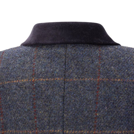 Shires Aubrion Saratoga Children's Jacket #colour_juniper-navy-check