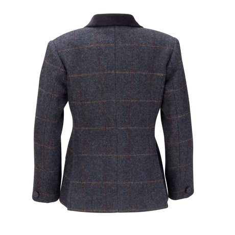 Shires Aubrion Saratoga Children's Jacket #colour_juniper-navy-check