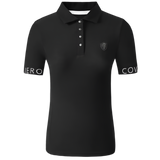 Covalliero Ladies Sporty Polo Shirt #colour_black