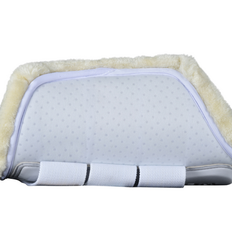 Weatherbeeta Tough-Tec Comfy Fleece Brushing Boots #colour_white-white
