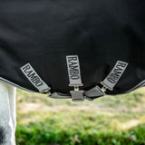 Horseware Ireland Rambo 1680D 0g Turnout Rug #colour_black-thunderstorm-grey-silver